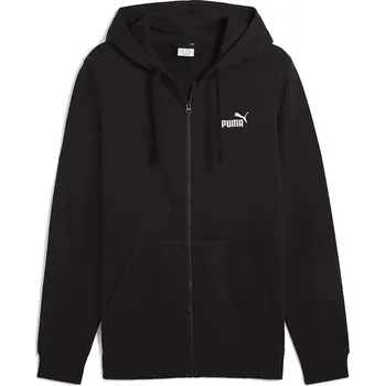 Pánská mikina Pánská mikina s kapucí Puma ESS No. 1 Logo Full-Zip 68258801 černá L
