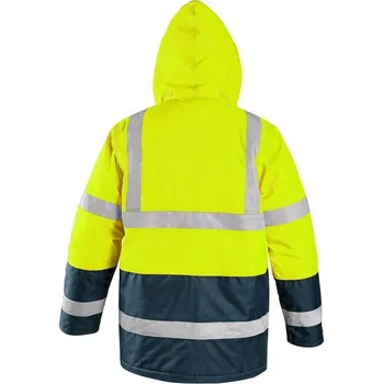 pracovní bunda Bunda CXS OXFORD, výstražná, pánská, žluto-modrá, vel. L