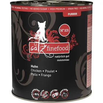 Krmivo pro kočku 6x800g catz finefood Purrrr č. 103 kuřecí vlhké krmivo pro kočky