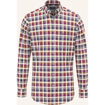 Pánská košile Fynch-Hatton Pánská Košile Regular Fit, tmavě červená / modrá...