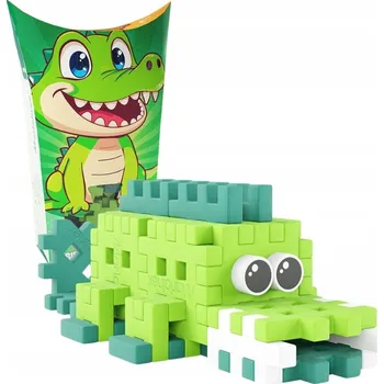 ostatní stavebnice Marioinex Mini Waffle POCKET PETS - stavebnice KROKODÝL