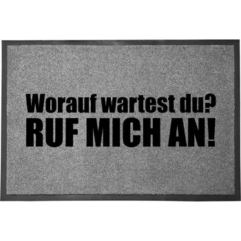 Vstupní rohožka šedá dekorativní Dárek do domu | Zadzwoń 60x40cm