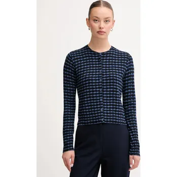 Dámský svetr Kardigan United Colors of Benetton 12F3D5028 námořnická modř 59X, vel. XS