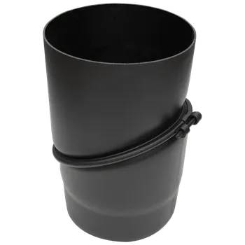 Krbové nářadí Element z černého plechu Koleno 160/45 KS160/45