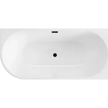 Vana Volně stojící akrylátová vana Balneo AVOLA, odtok uprostřed, 150 x 75 cm