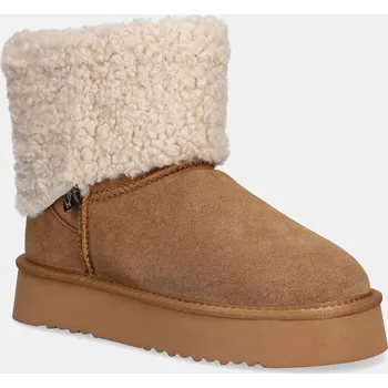 Dámská obuv Semišové sněhule Answear.LAB AW.25.12 hnědá 82X, EUR 41