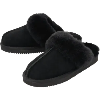 Dámské pantofle esmara® Dámské pantofle z jehněčí kožešiny (černá, 39)