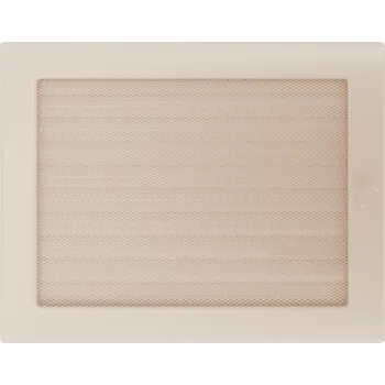 Krbová kamna Mřížka 22x30 krémová se žaluzií 22/30KX