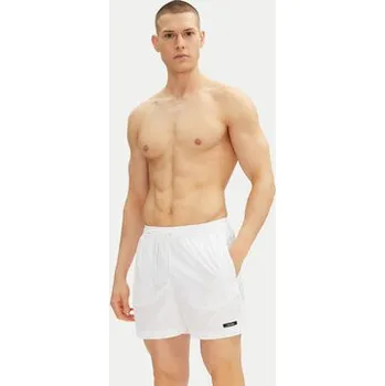 Pánské plavky Calvin Klein Swimwear Plavecké šortky KM0KM01111 Bílá Regular Fit L