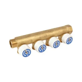 Instalatérský materiál Giacomini R585C-2 Modulový mosazný rozdělovač pro sanitu