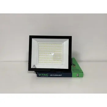 V-TAC Černý LED reflektor 100W Neutrální bílá 4000 - 4500K