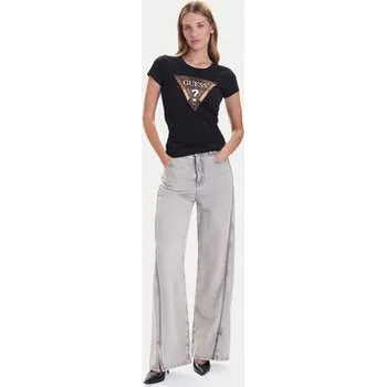 Pánská móda Guess T-Shirt W5BI28 J1314 Černá Slim Fit M