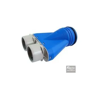 Kouřovod Regulus Box rozdělovací plast 2x75/125