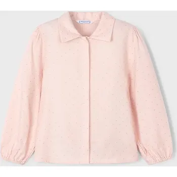 Chlapecká košile Dětská košile Mayoral 4133.6K.Mini.9BYA růžová 30X, vel. 122