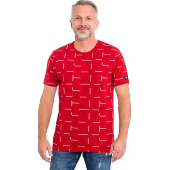 Pánské tričko Pánské tričko HOCIN NV Červená 4XL