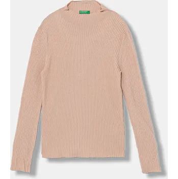 Dívčí svetr Dětský svetr United Colors of Benetton 1Y7QC200P.G.seasonal růžová 03X, vel. 140