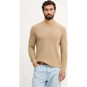 Pánský svetr Svetr z vlněné směsi United Colors of Benetton pánský, zelená barva, 1L5YU10AD 01A, vel. S