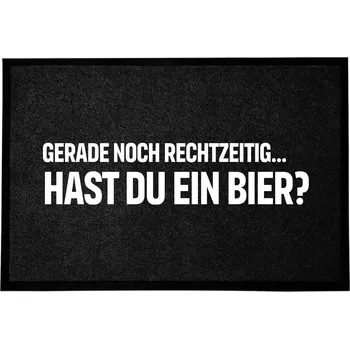 Vstupní rohožka černá dekorativní Dárek Do Domu Wypić Piwo 60x40cm
