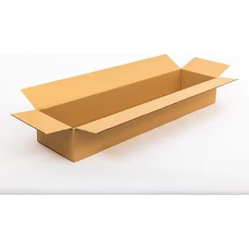 Obalový materiál Kartonová krabice klopová dlouhá 1100x300x200 mm 3VVL C 530g/m2 hnědá - paleta 480 ks