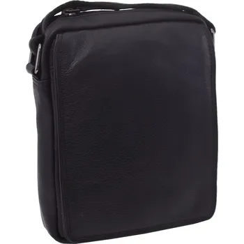 Kabelka Mercucio Pánské kožené crossbody černá nappa 250586
