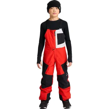 Snowboardové kalhoty kalhoty Burton Powline 2L Bib Gore-Tex - Flame Scarlet/True Black L - junior size