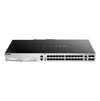 Switch D-Link DGS-3130-30S/SI L3 Stackable Managed Gigabit Switch, 24x SFP, 2x 10GBASE-T, 4x SFP+