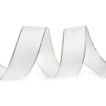 Stuha Stuha taftová šíře 25 mm s lurexem