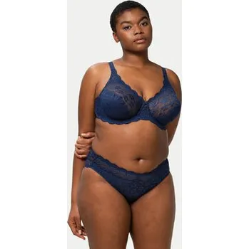 Oblečení a móda Triumph Podprsenka s kosticemi Amourette 300 10166797 Tmavomodrá 80C
