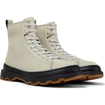 Dámská zimní obuv CAMPER dámské kotníkové boty se šněrováním kožené krémové | K400816-004 Brutus+ Velikost: 37