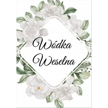 Speciální papír Etikety na svatební vodku 9 ks