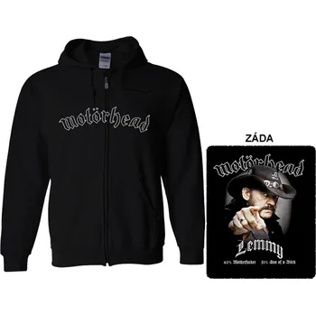 Pánská mikina Lemmy Kilmister - mikina s kapucí a zipem