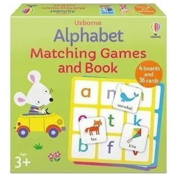 Cizojazyčná kniha Alphabet Matching Games and Book