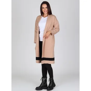 Dámské tričko Evona Dámský kardigan XIMENA hnědá Velikost: UNI