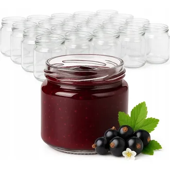 Sklenice Skleněné Sklenice 212 ml x 24 ks zavařovací sklenice na zavařeniny omáčky, med, džemy