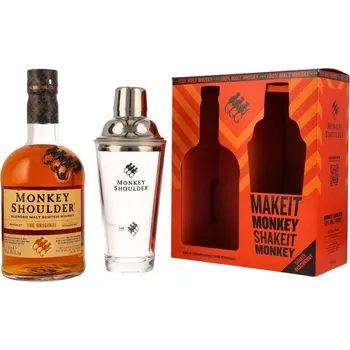 Whisky MONKEY SHOULDER + SHAKER 40% 0,7l