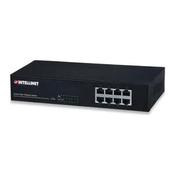 Switch Intellinet 8-Port 10/100 PoE+ Switch, 66W PoE budget