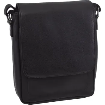 Kabelka Mercucio Pánské kožené crossbody černá nappa 250909