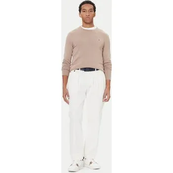 Pánský svetr Tommy Hilfiger Svetr Essential Ssnl MW0MW39999 Béžová Regular Fit M