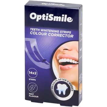 Přípravek na bělení zubů OptiSmile pásky na bělení zubů Máta 14 ks/balení