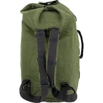 Sportovní taška Armáda Maďarská Vak lodní maďarský MEGA velký s popruhy na záda ZELENÝ orig. použitý