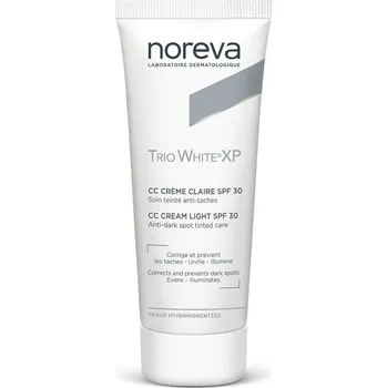 Pleťový krém NOREVA TRIO WHITE XP CC krém Light SPF 30 40ml