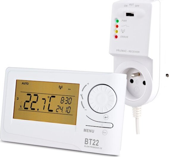 Termostat bezdrátový Elektrobock BT22