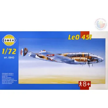 Plastikový model SMĚR Model letadlo Leo 451 1:72 (stavebnice letadla) | 46045