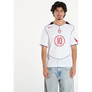 cyklistický dres Dres Nike Landon Donovan USMNT 2004 Total 90 Reissue Men's Nike Soccer Replica Jersey White/ College Navy/ University Red M