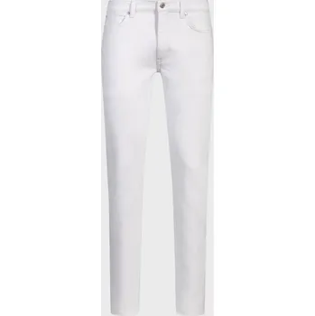 Dámské kalhoty HUGO Jeans 734 BIANCO (50537696-100) 36