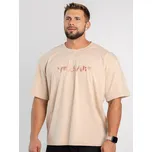 Pánské krémové oversize tričko VERSABE, VELIKOST 2XL