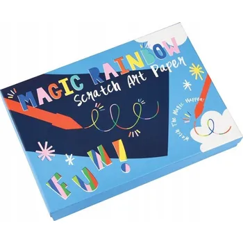 kreativní sada Stírací obrázky, Duha, Rex London