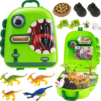 Figurka Sada Dinosauři v Batohu - Přenosný Svět Dinosaurů