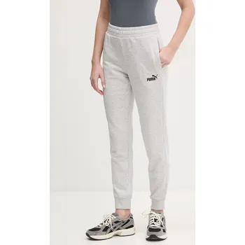 Tepláky Puma dámské, šedá barva, s aplikací, 682450 09X, vel. L