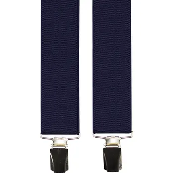 Kšandy Tmavě modré pánské široké kšandy